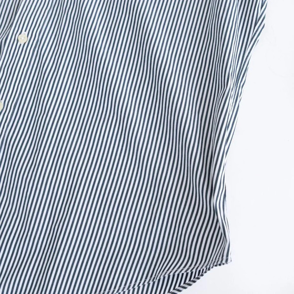 Polo By Ralph Lauren White & Green Stripe Regent Classic Fit Dress Shirt Size 16 - Picture 6 of 11